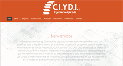 Desktop Screenshot of ciydi-ingenieria.com